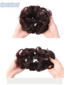 おだんご エクステ かわいい ヘアアクセサリー ヘアアクセ ポニーテール イメチェン つけ毛 巻き髪 シュシュ お団子 ウィッグ おしゃれ ガーリー