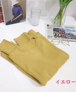 ニット レディース 40代 秋冬 新作 トップス 長袖 着痩せ カットソー Tシャツ トップス 韓国風 無地 おしゃれ 30代 50代 ピンク 赤 白 黒 緑 9色 黄 茶 紫 青