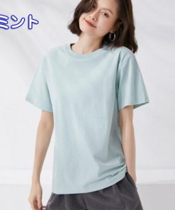 Tシャツ レディース トップス 春夏 40代 新作 半袖Tシャツ おしゃれ 韓国風 大きいサイズ きれいめ カジュアル 大人 ゆったり 20代 白 シンプル 30代 黒