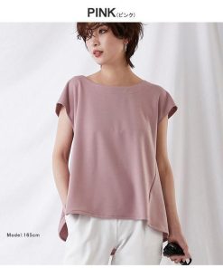 Tシャツ レディース トップス 40代 半袖 綿 白 ニット 春夏 カットソー 新作 大きいサイズ シンプル UVカット 韓国風 かわいい 40代 20代 おしゃれ 30代