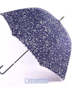長傘 レディース 長柄 遮光 遮熱 UVカット 紫外線対策撥水加工 軽量  星柄長傘 日傘 雨傘 女性用きれいめ 晴雨兼用 可愛い
