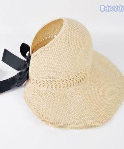 おしゃれ ギフト UVカット帽子 麦わら帽子 ストローハット 折りたたみ 紫外線カット レディース 帽子