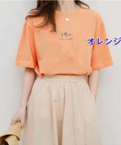 Tシャツ レディース 春夏 新作 40代 半袖 ニットトップス 白Tシャツ 無地 綿 ショット丈ニットソー ゆったりカットソー 30代 50代 大人 おしゃれ