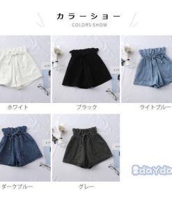 ショートパンツ レディース デニム きれいめ おしゃれ 可愛い オフィス 通勤 通学 シンプル ショート丈 ミニ丈 無地 夏新作 大人 カジュアル ボトムス