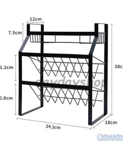 見せる収納 キッチン用品 整理整頓 調味料ラック キッチン雑貨 収納ラック ラック 日用雑貨 シンプル ホワイト