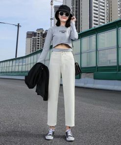 デニムパンツ レディース 春夏 40代 ボトムス ロング デニム 美脚 韓国風 おしゃれ 20代 30代 ズボン ハイウエスト 新作 ロング