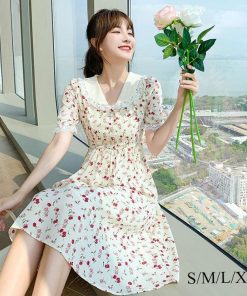 ワンピース レディース 40代 マキシワンピース 春夏 Vネック 半袖 花柄  フレアスカート きれいめ 韓国風 大人 上品 20代 50代 大きいサイズ ゆったり 30代