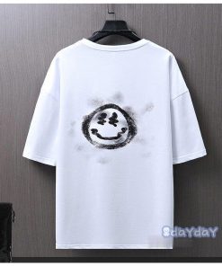 クルーネック 英字 五分袖 メンズ 半袖Tシャツ お兄系 Tシャツ トップス カジュアルTシャツ 夏服