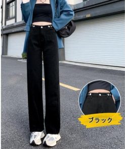 ワイドパンツ レディース ロング丈 黒スラックス スリット ラッパズボン ボトムス ハイウエスト 大きいサイズ ビジネス おしゃれ OL 通勤 着痩せ オフィス