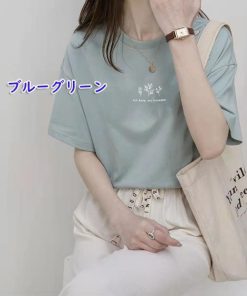 Tシャツ レディース 春夏 新作 40代 半袖 ニットトップス 白Tシャツ 無地 綿 ショット丈ニットソー ゆったりカットソー 30代 50代 大人 おしゃれ