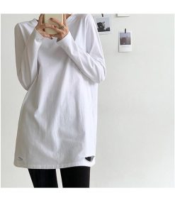 Tシャツ レディース トップス 40代 秋 新作 長袖Tシャツ おしゃれ 韓国風 きれいめ 白Tシャツ フレア カジュアル 30代 20代 ゆったり シンプル