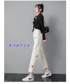 デニムパンツ レディース 春夏 ウエストゴム スキニーパンツ ストレッチ ジーンズ 細身 ボトムス 美脚見せ ストレッチ スリム ロング おしゃれ 20代 40代 30代