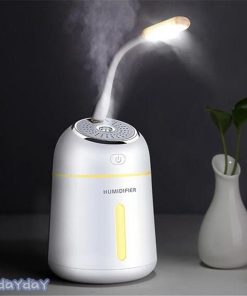 USB加湿器 卓上 オフィス 静音  ミニ加湿器 除菌 LEDランプ 気化式 大容量 持ち運び便利 アロマ対応 ペットボトル(P1XQJSQB/La) 空焚き防止 音波式 ナチュラル