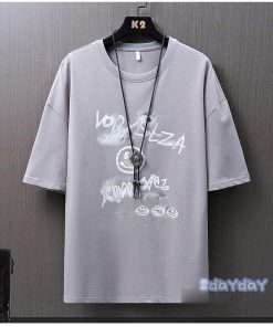 クルーネック 英字 五分袖 メンズ 半袖Tシャツ お兄系 Tシャツ トップス カジュアルTシャツ 夏服