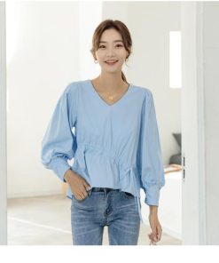 Tシャツ レディース きれいめ 40代 春夏 上品 半袖 Tシャツ ブラウス 綿 白 トップス Vネック オシャレ 韓国風 ゆったり 大きいサイズ 30代 Tシャツ ロング 50代