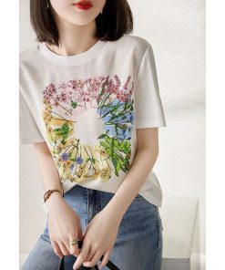 Tシャツ レディース 夏 半袖 綿 クルーネック カットソー トップス シンプル 透けない おしゃれ コーデ UVカット きれいめ 30代 コットン 20代 40代