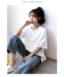 Tシャツ 半袖 半袖Tシャツ クルーネック レディース 無地 綿 ベーシック シンプル 白 黒 UV対策 カットソー 大きいサイズ 新作 30代 20代 40代