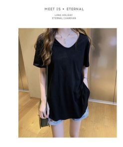 Tシャツ レディース きれいめ 40代 春夏 上品 半袖 Tシャツ ブラウス 綿 白 トップス オシャレ 韓国風 ゆったり Tシャツ 30代 50代 大きいサイズ