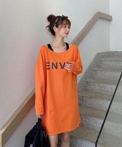 シャツチュニック チュニック Tシャツ 長袖 秋冬 綿 レディース 20代 30代 40代 50代 おしゃれ 体型カバー 着痩せ 大きいサイズ ゆったり  可愛い 韓国風