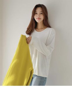 Tシャツ レディース トップス 40代 秋 新作 長袖Tシャツ おしゃれ 韓国風 きれいめ 白Tシャツ カジュアル ゆったり 20代 30代 シンプル