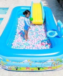 子供楽園 肉厚 乾湿両用 ビニールバス 大人でも入れる 大型プール プール 滑り台 水遊び 自宅 海洋楽園 水泳 シュート ボールプール