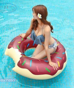 夏休み アウトドア ハイビスカス 大人 おもちゃ 夏 浮輪 スプラッシュ スポーツ うきわ ドーナツ 浮き輪 ジャンボ浮き輪