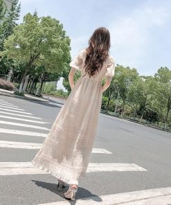 マキシワンピース レデイース シフォン 半袖 プリーツ 夏 ロング丈 ボートネック きれいめ 大きいサイズ 韓国風 フレア 着痩せ 40代 50代 30代 オシャレ