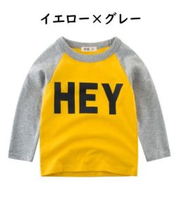 長袖Tシャツ ロンT トップス 韓国子供服 キッズ 男の子 ジュニア プリント カジュアル シンプル 保育園 幼稚園 入園 春新作 100 140 110 120 130 150