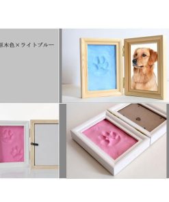 手形 猫の手形  犬の足型 肉球グツズ ギフト 足形キット ペットフレーム フォトフレーム ペット用品 メモリアルグッズ 肉球グッズ 犬の足型 ペットの足型