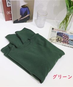 ニット レディース 40代 秋冬 新作 トップス 長袖 着痩せ カットソー Tシャツ トップス 韓国風 無地 おしゃれ 30代 50代 ピンク 赤 白 黒 緑 9色 黄 茶 紫 青