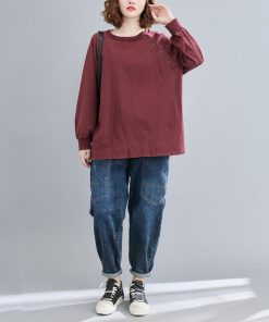 Ｔシャツ トップス レディース 40代 韓国風 秋冬 新作 きれいめ 体型カバー ゆったり 50代 大きいサイズ 30代 おしゃれ お洒落