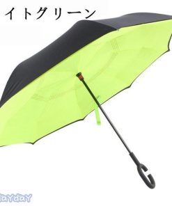逆さ傘 さかさま傘 長傘 レディース メンズ 日傘 雨傘 晴雨兼用 UVカット 紫外線対策 ボタン手動開閉式 完全遮光 逆開き傘 オシャレ 可愛い 逆さまの傘 8本骨