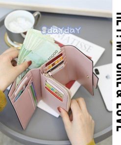 ウォレット お財布 三つ折り財布 さいふ 女性用 使いやすい 三つ折り 韓国風 レザー革 小銭入れ カード入れ 軽量 レディース財布 ミニ財布 シンプル ポーチ