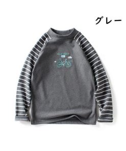 長袖Tシャツ ロンT トップス 韓国子供服 キッズ 男の子 ジュニア プリント カジュアル シンプル 保育園 幼稚園 入園 春新作 100 130 140 120 110 150