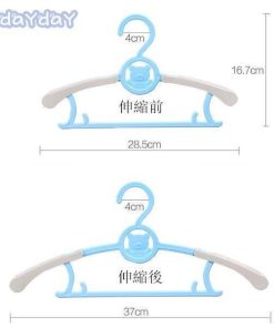 20本セット 子供用ハンガー 大人用ハンガー 変形しない ベビー用ハンガー伸縮性 洗濯ハンガー　カーテン用 便利 多機能 乾湿両用 物干しハンガー