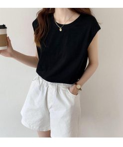 Tシャツ レディース 夏 ベスト 綿 クルーネック カットソー トップス シンプル 透けない おしゃれ コーデ UVカット きれいめ コットン 40代 30代 20代