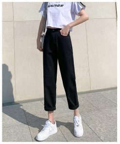 デニムパンツ レディース 春夏 40代 ボトムス ロング デニム 美脚 韓国風 おしゃれ 20代 30代 ロング ズボン 新作 ハイウエスト