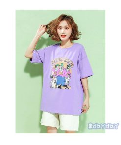 プリント レディース カジュアル 大きいサイズ オシャレ夏用 ゆったり Tシャツ 夏Tシャツ トップス ティシャツ 女性Tシャツ 綿 半袖 通勤