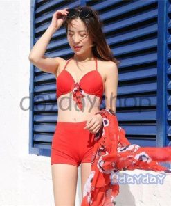 レディース ビキニ 水着 3点セット ラッシュガードス 夏 ビキニ 通販 可愛い満点 ママ水着 今が旬！ 海の日  三角ビキニ Bikini