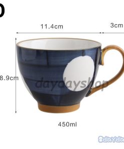 食器 カフェ お茶用品 ホワイト ボーダー 和風 ティーカップ ネイビー マグカップ コーヒーカップ ブルー キッチン用品 和柄