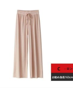 パンツ ワイドパンツ(条件付き) ガウチョ レディース 10分丈 ボトムス 春 リブパンツ ゆったり 夏 涼しい