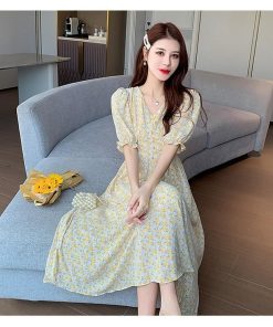 ワンピース レディース 40代 マキシワンピース 春夏 半袖 花柄 シフォン フレアスカート きれいめ 韓国風 大人 上品 20代 ゆったり 30代 50代 大きいサイズ