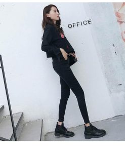 デニムパンツ パンツ レディース 40代 冬 スリム ロングパンツ 韓国風 おしゃれ 20代 30代 50代 ハイウエスト キレイ 着痩せ 上品 大人