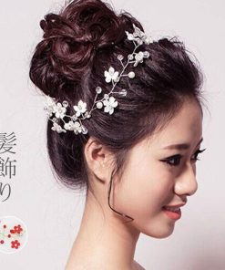 髪飾り かんざし パール 結婚式 着物 成人式 卒業式 ヘアアクセサリー 留袖 ヘッドドレス 和装 花嫁 振袖 ヘアピン 浴衣 花 フォーマル 白 40代 30代 20代