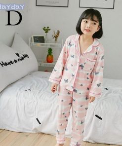 子供パジャマ キッズ パジャマ セットアップ 女の子 男の子 春秋 長袖 綿パジャマ 前開き プリントルームウェア 6色 部屋着 90-150cm 可愛い 寝巻き おしゃれ