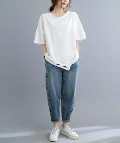 Tシャツ レディース トップス 40代 半袖 綿 春夏 新作 カットソー 新作 大きいサイズ シンプル インナー UVカット 韓国風 おしゃれ 30代 40代 かわいい 20代