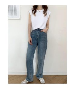 Tシャツ レディース トップス 40代 ノースリーブ 綿 Vネック 春夏 カットソー 新作 大きいサイズ シンプル UVカット 韓国風 20代 30代 おしゃれ かわいい 40代