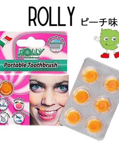 ROLLY 歯みがき ローリーブラッシュ  噛む歯みがき 歯ブラシ 手軽 急な用事 ガム BRUSH　6個入り×5パック 歯磨き 歯みがき