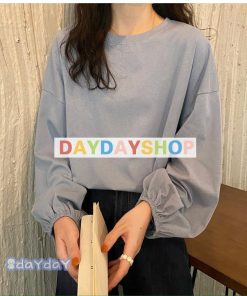 オシャ レトロ 着痩せ 長袖 レディーストップス オフネック 春秋冬 通勤/日常/通学 トップス Ｔシャツ プライマーシャツ 無地 ゆったり レディースファッション