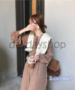 ワンピース レディース マキシ丈 シフォン 春 長袖 花柄 パーティードレス 結婚式 ドレス ロング丈 ミディアム 演奏会 謝恩会 同窓会